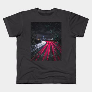 Highway on the night Kids T-Shirt